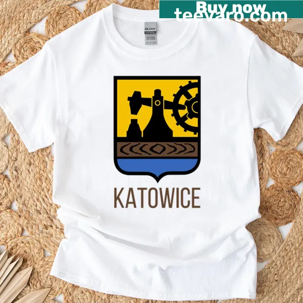 T-shirt featuring the Katowice Poland coat of arms