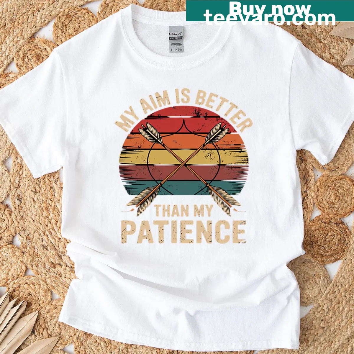 Funny T-shirt for dart players with a witty saying — on a men's t-shirt