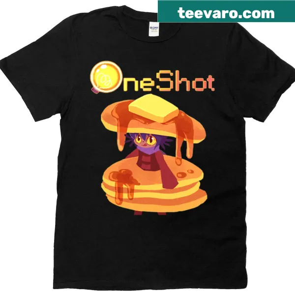 Gaming-themed t-shirt with 'Oneshot' text