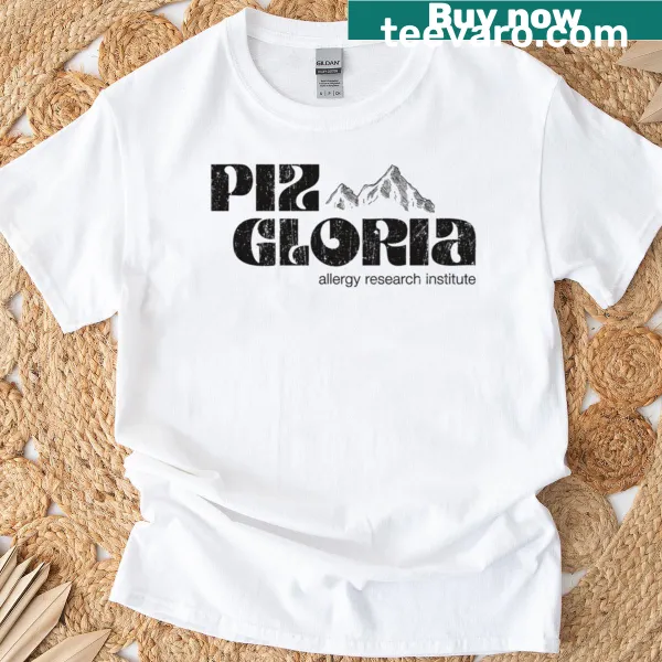 Worn look Piz Gloria Allergy Research Institute T-shirt