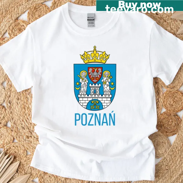 T-shirt featuring the Poznan Poland coat of arms design
