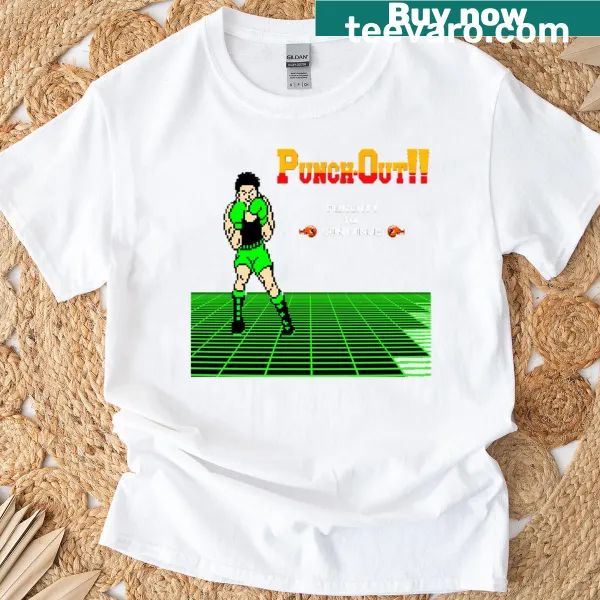 T-shirt with a bold graphic promoting competition and resilience.