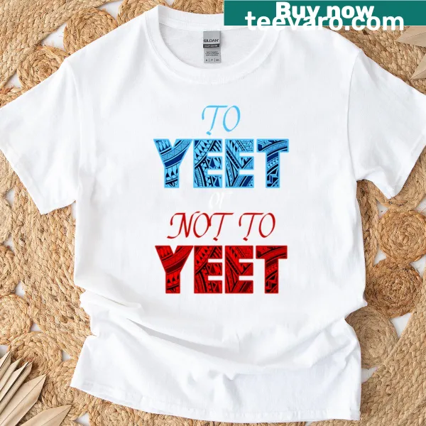 Bold typographic Red and Blue T-shirt design