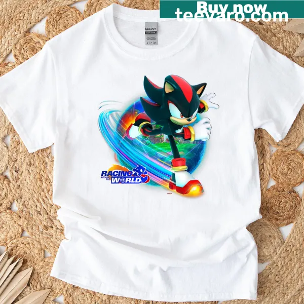 Sonic the Hedgehog Shadow T-shirt with action graphic