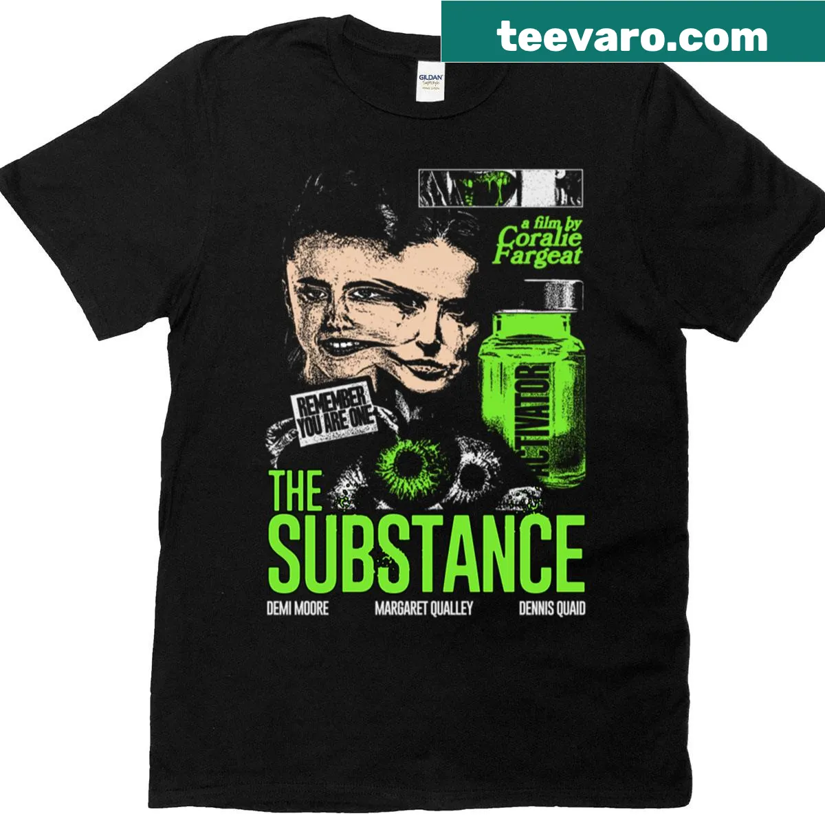 Graphic T-shirt celebrating the art of film — on a men's t-shirt
