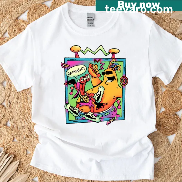 T-shirt featuring Toejam And Earl characters from the classic game