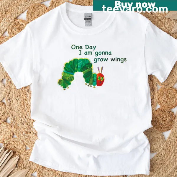 Illustration of a caterpillar on T-shirt from Very Hungry Caterpillar