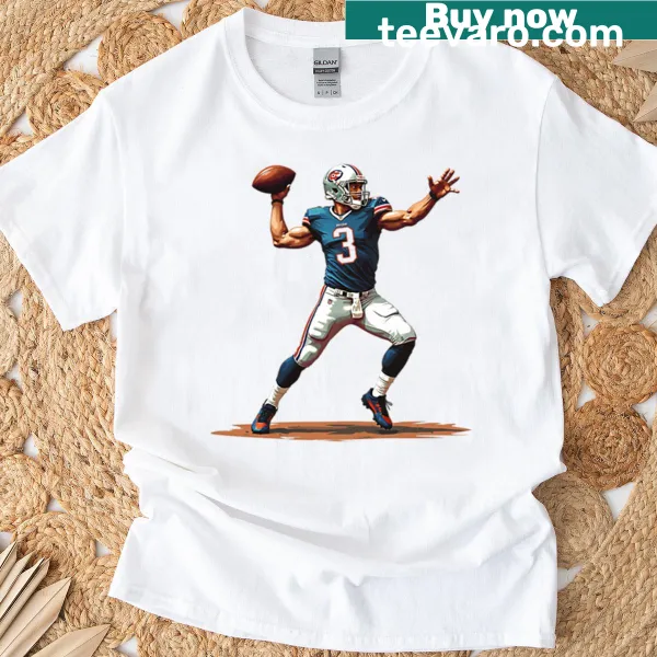 Playful sports-themed t-shirt with 'Ball Pass' text