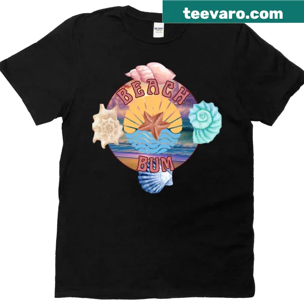 Seashell graphic for beach lovers T-shirt