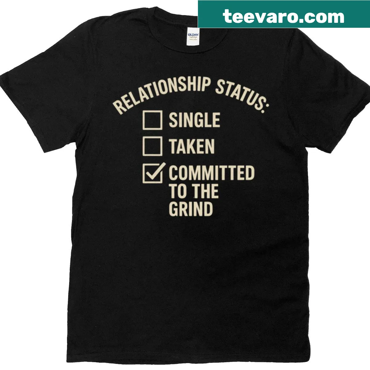 Typography design T-shirt with a motivational hustle life phrase. — on a men's t-shirt