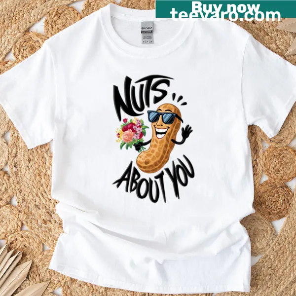 T-shirt with 'Crazy About You' in bold typography