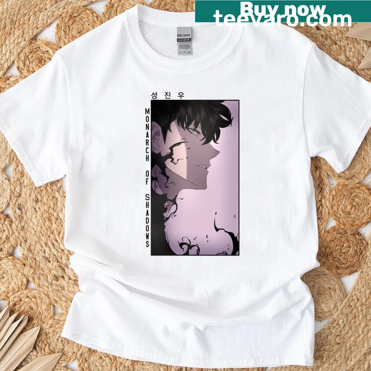 Hunter-themed t-shirt with bold text — on a men's t-shirt