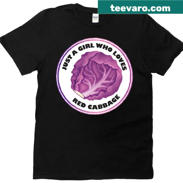 Kids t-shirt featuring love for red cabbage