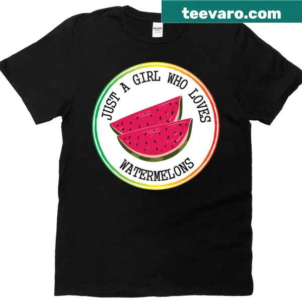 Playful watermelon graphic T-shirt for summer fun