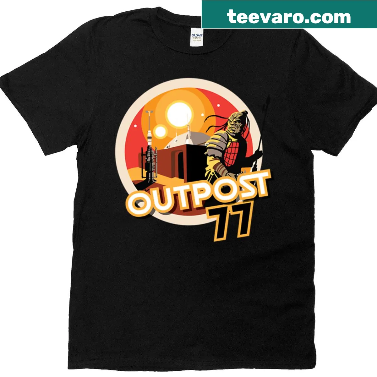 Oversized Alien Mk 2 graphic T-shirt — on a men's t-shirt