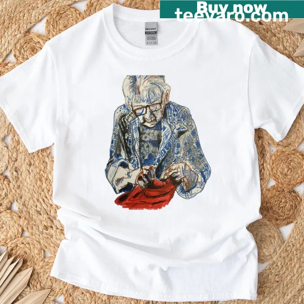 Charming T-shirt for knitting enthusiasts with 'The Knitter' phrase