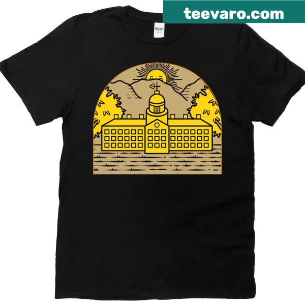 Oversized t-shirt with the University of Vermont seal