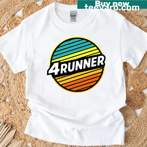 Retro T-shirt featuring the 4runner vehicle