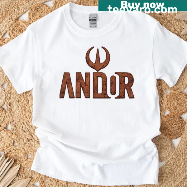 Minimalist Andor Raised Logo T-shirt design