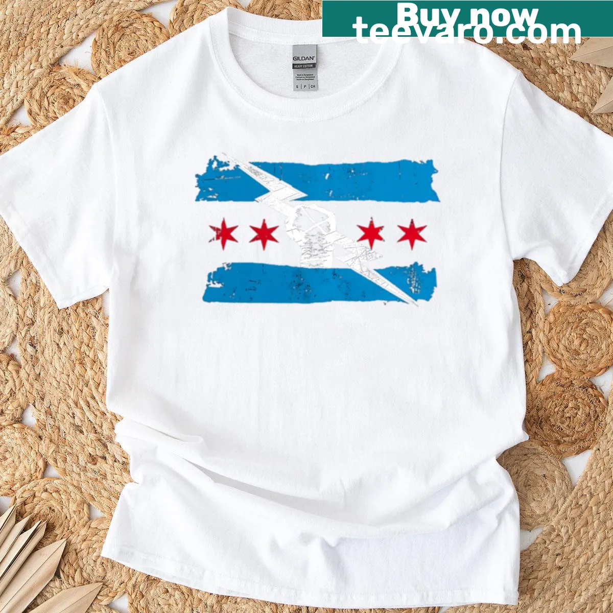 CM Punk inspired t-shirt with playful wrestling graphics — on a men's t-shirt