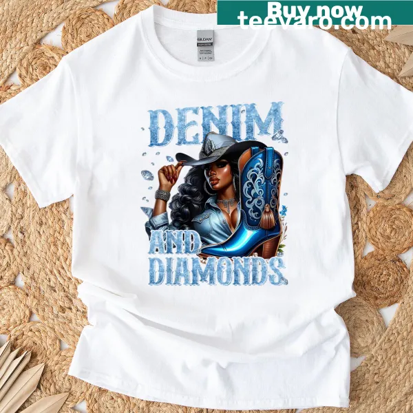 Western-themed T-shirt celebrating diversity and empowerment