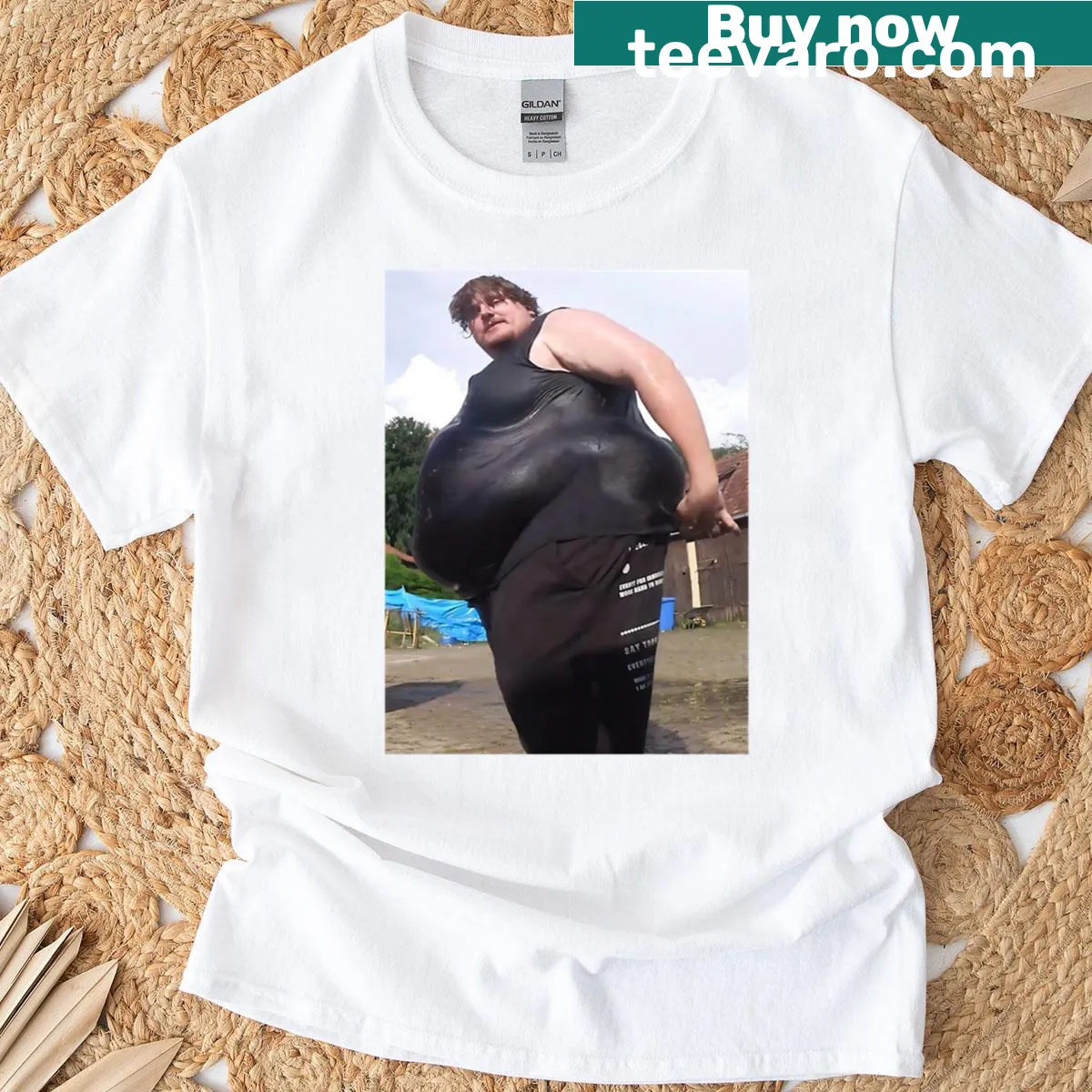 Summer travel tips-themed T-shirt for explorers — on a men's t-shirt