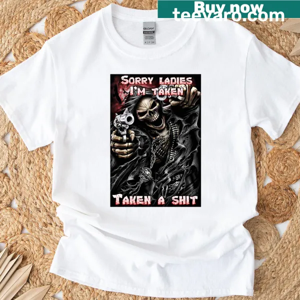 Dramatic skull illustration on Epic Skull Man t-shirt