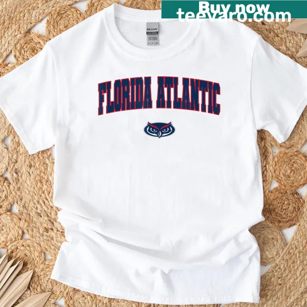 Florida Atlantic University Fau Owls arch logo t-shirt