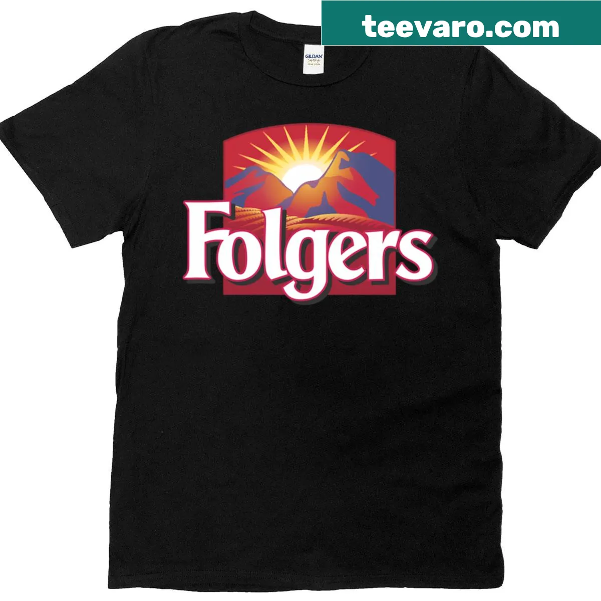 Oversized T-shirt with humorous coffee quote — on a men's t-shirt