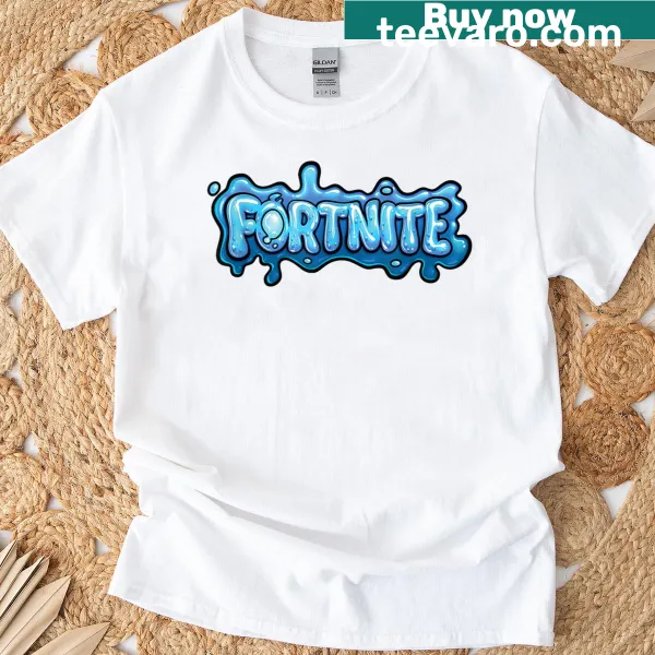Fortnite Slurp logo T-shirt featuring stylized graphic design