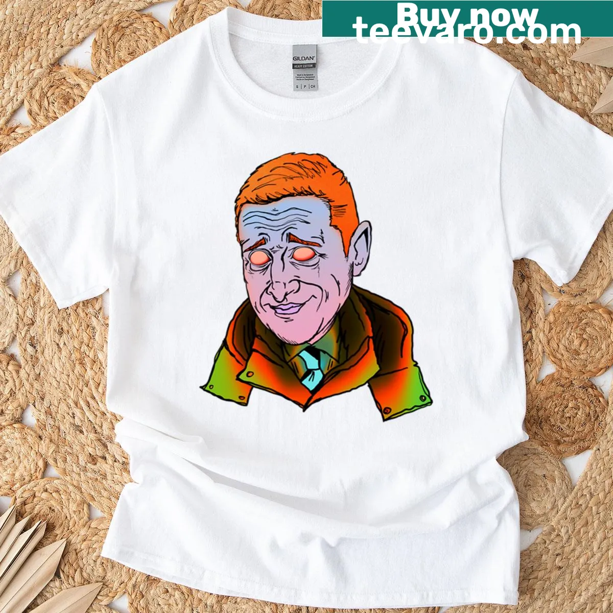 T-shirt featuring the word 'Friend' in a playful font — on a men's t-shirt