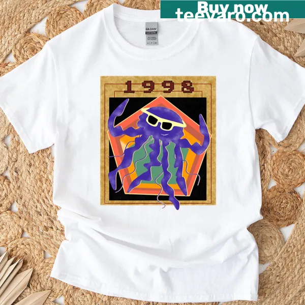 Playful jellyfish graphic on a fun t-shirt