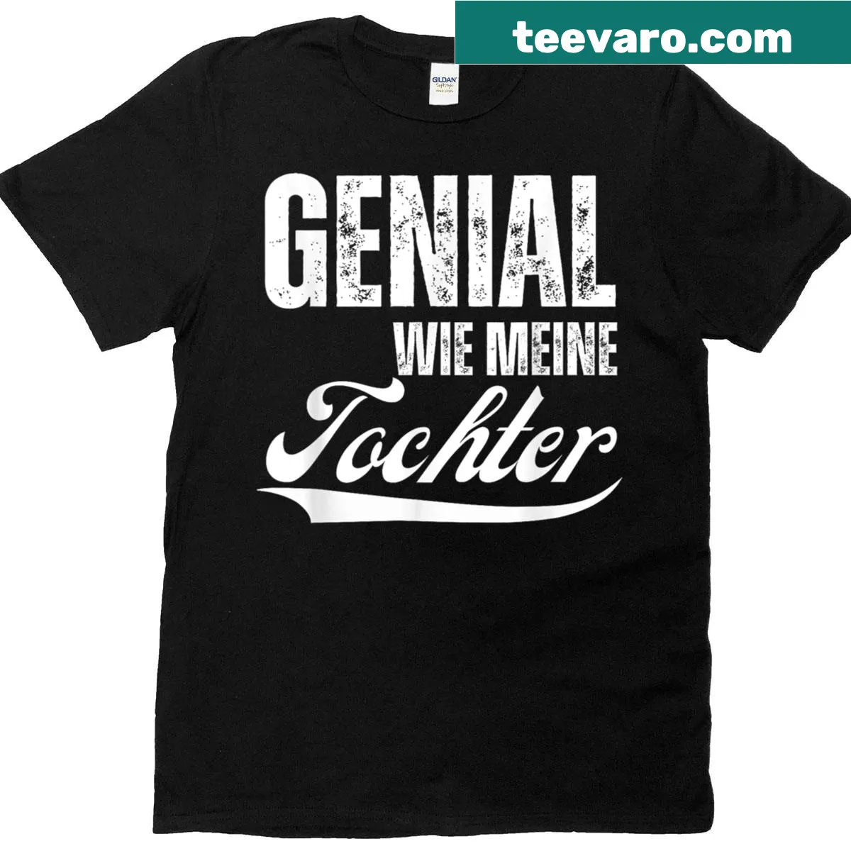 T-shirt with a funny saying from daughter to dad for birthday gift — on a men's t-shirt