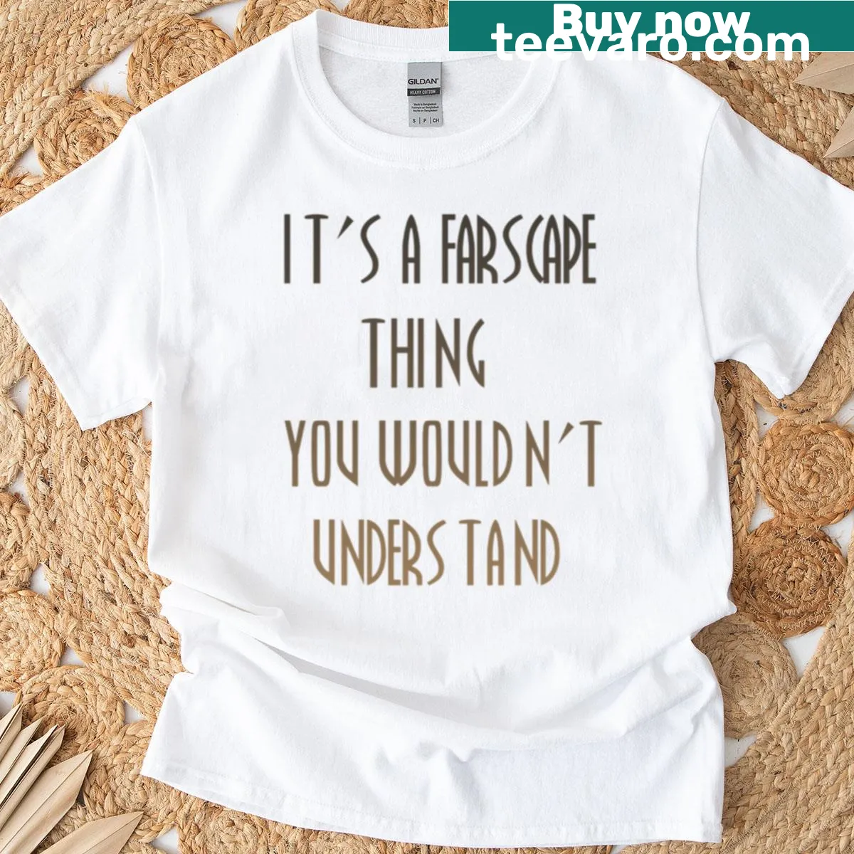 T-shirt with the phrase 'It's A Farscape Thing' prominently displayed — on a men's t-shirt