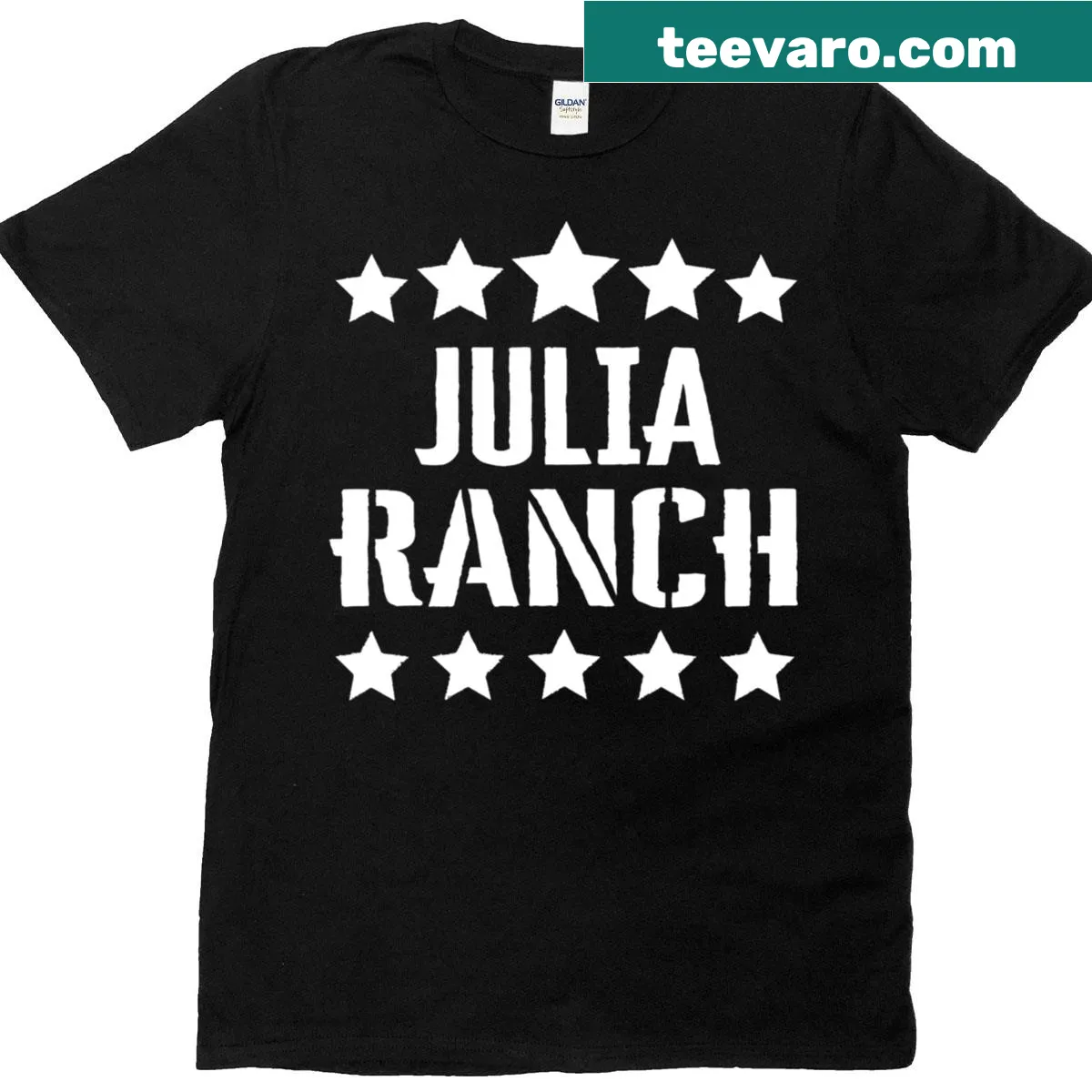 Family reunion t-shirt with custom names and charming illustration — on a men's t-shirt