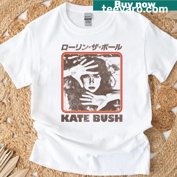 Retro Kate Bush T-shirt featuring vintage-inspired design elements