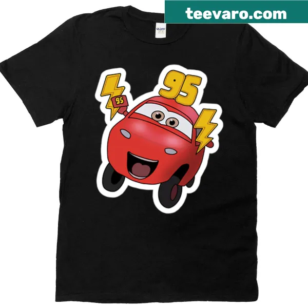 Playful cartoon design on Maddy Mcgear t-shirt.