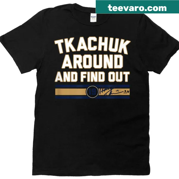 Matthew Tkachuk hockey graphic T-shirt