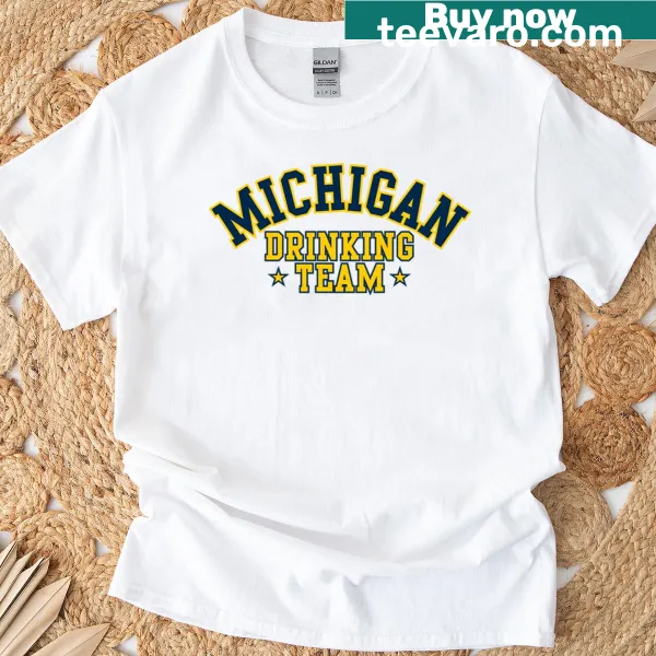 Minimalist Mich T-shirt with hand-lettered design
