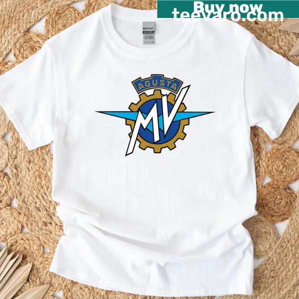 Mv Agusta motorcycle logo on a casual T-shirt