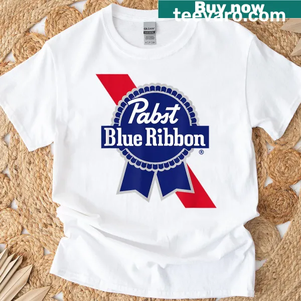 Pabst crest and ribbon logo T-shirt