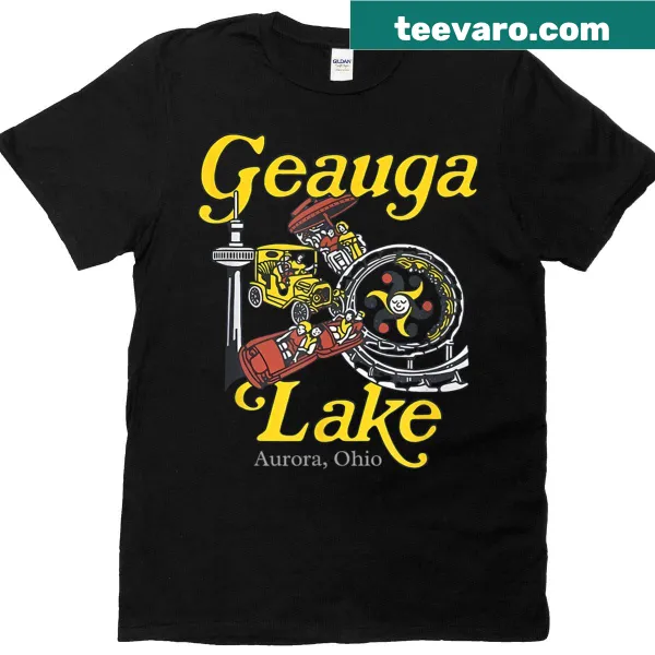 Vintage T-shirt featuring a nostalgic Geauga Lake Theme Park design.