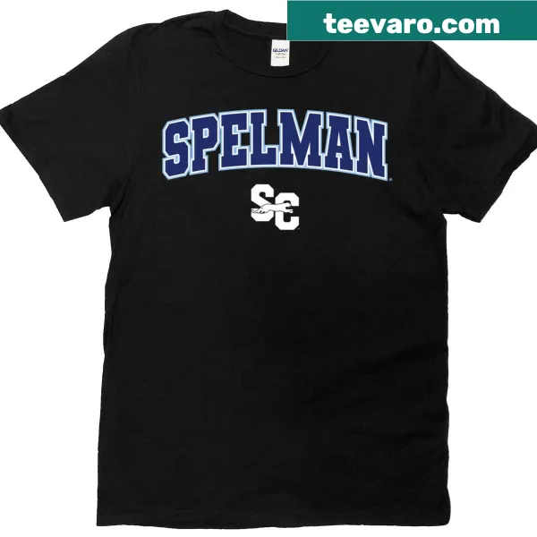 Spelman College Jaguars Arch Logo T-shirt with emblem design