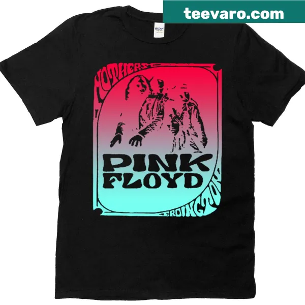 Vintage collage t-shirt featuring logos of older music bands
