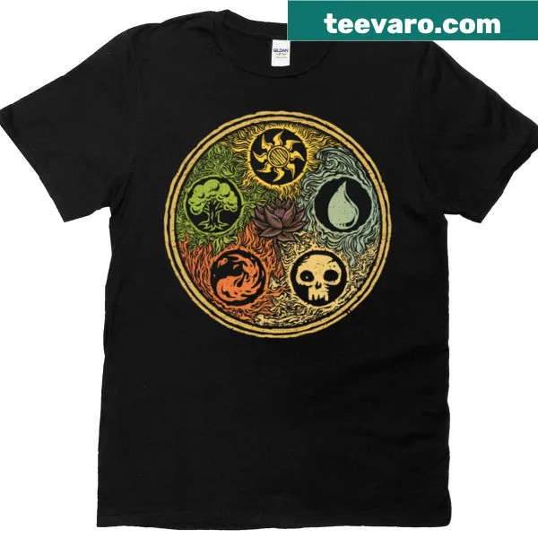 Vintage t-shirt featuring a serene lotus design