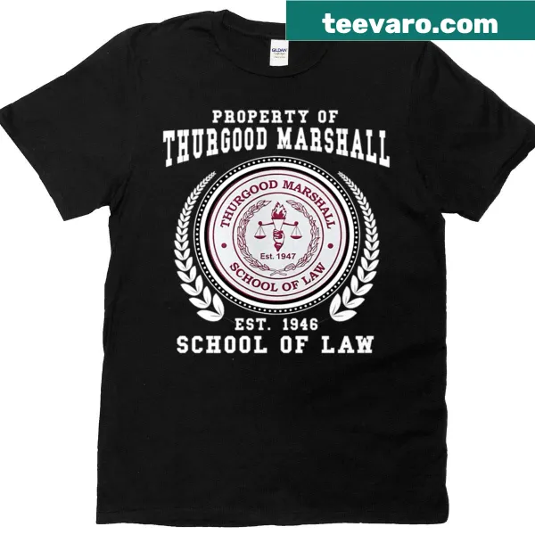 Vintage tee honoring Thurgood Marshall School Of Law, a tribute to justice