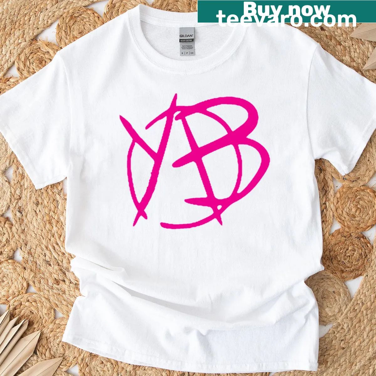 Yungblud Logo T-shirt with bold typography — on a men's t-shirt