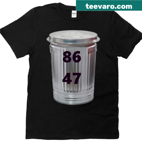 Stylish 8647 Black Lettering T-shirt with bold text