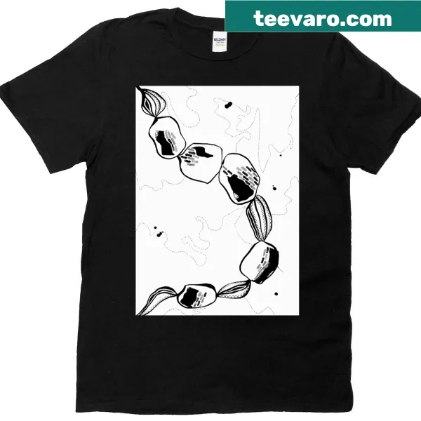Abstrait Black And White T-shirt with abstract graphic