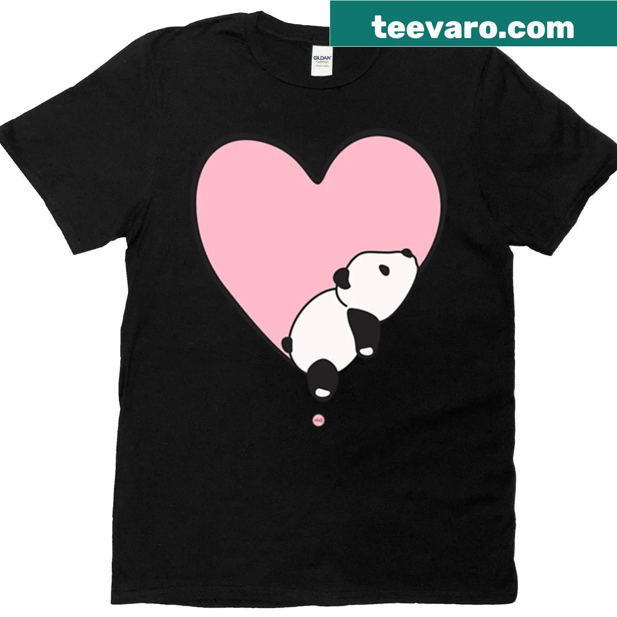 Oversized t-shirt featuring a charming bamboo heart graphic — on a men's t-shirt